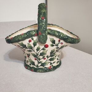 ❤️💚English Holly basket🧺